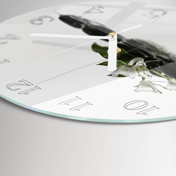 Reloj de pared redondo Piedras zen