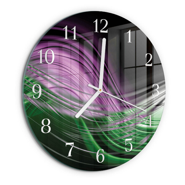 Reloj de pared redondo Arte abstracto