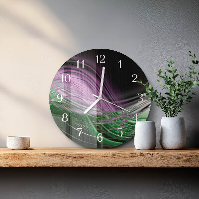 Reloj de pared redondo Arte abstracto