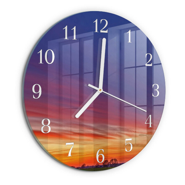 Reloj de pared redondo Campo