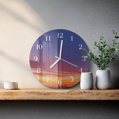 Reloj de pared redondo Campo