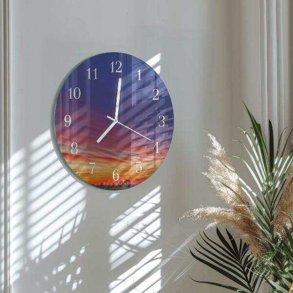 Reloj de pared redondo Campo