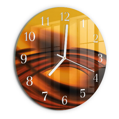 Reloj de pared redondo Abstracción