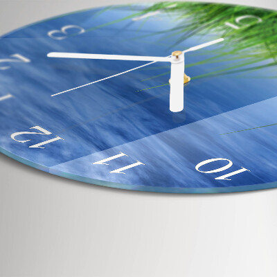 Reloj de pared redondo Césped