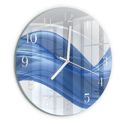 Reloj de pared redondo Líneas abstractas