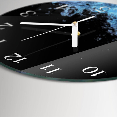 Reloj de pared redondo Agua