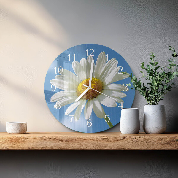 Reloj de pared redondo Flor