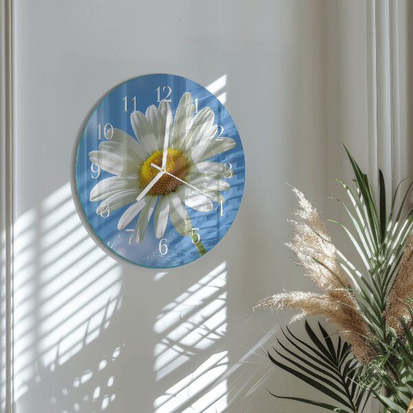 Reloj de pared redondo Flor