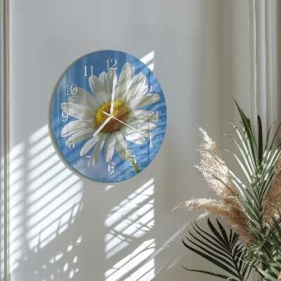 Reloj de pared redondo Flor