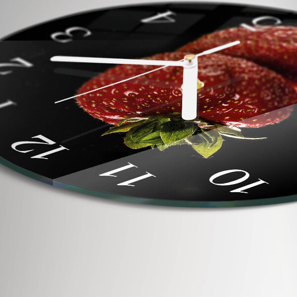 Reloj de pared redondo Fresa