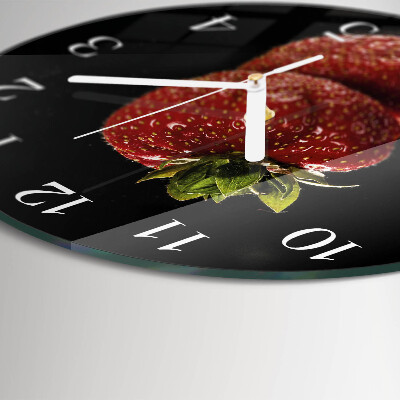 Reloj de pared redondo Fresa