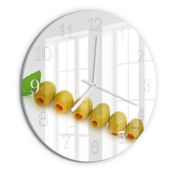Reloj de pared redondo Aceitunas