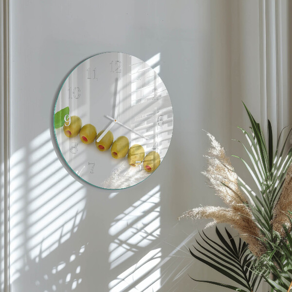 Reloj de pared redondo Aceitunas