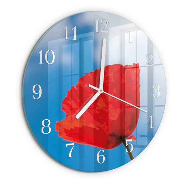 Reloj de pared redondo Amapola
