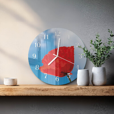 Reloj de pared redondo Amapola