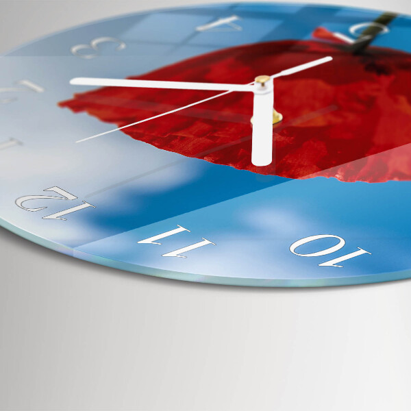 Reloj de pared redondo Amapola