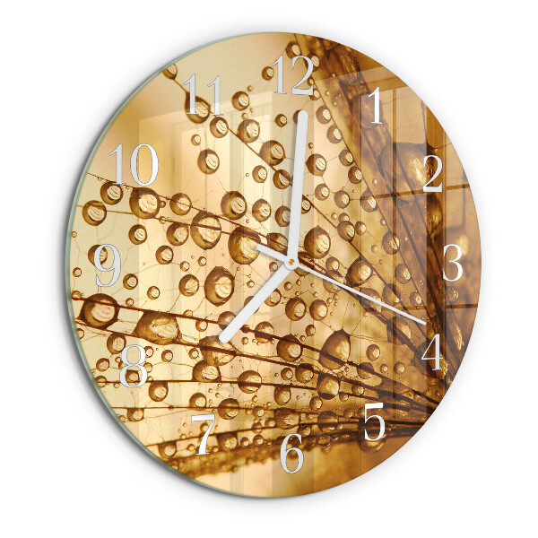 Reloj de pared redondo Diente de león