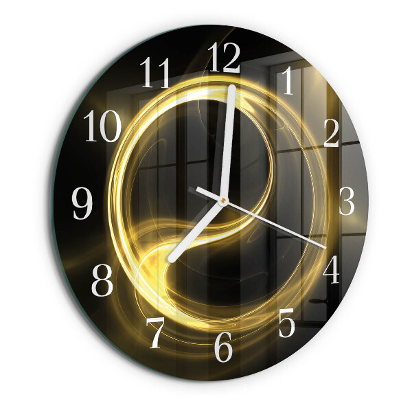 Reloj de pared redondo Círculo de abstracción
