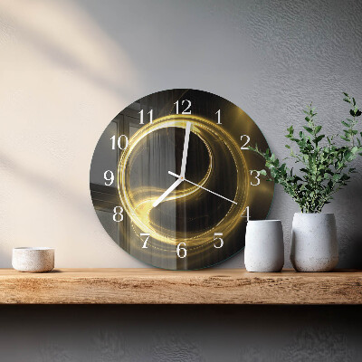 Reloj de pared redondo Círculo de abstracción