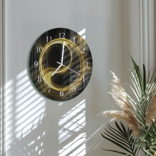 Reloj de pared redondo Círculo de abstracción