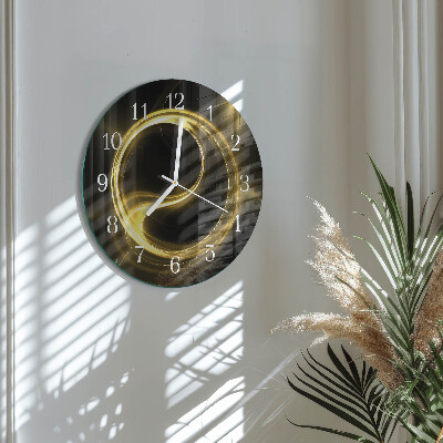 Reloj de pared redondo Círculo de abstracción