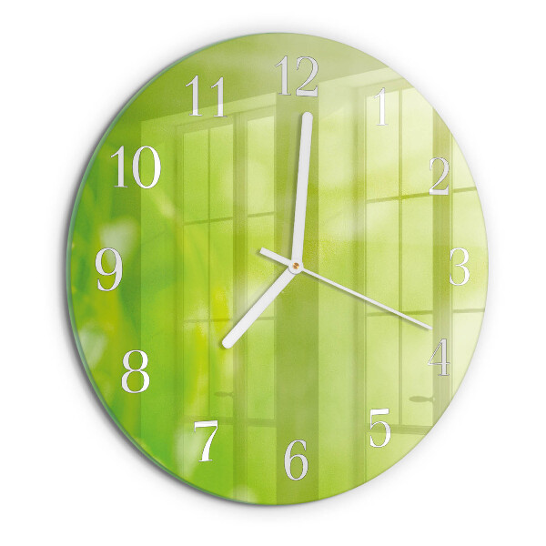 Reloj de pared redondo Césped