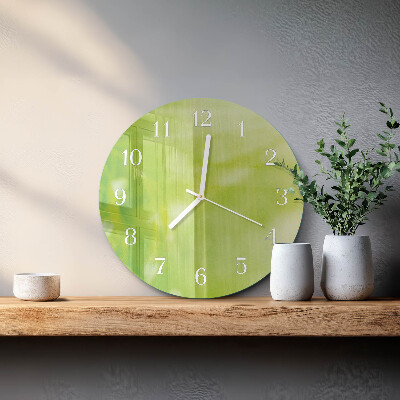 Reloj de pared redondo Césped