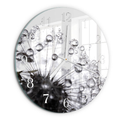 Reloj de pared redondo Diente de león