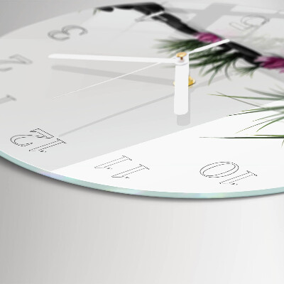 Reloj de pared redondo Flor de loto