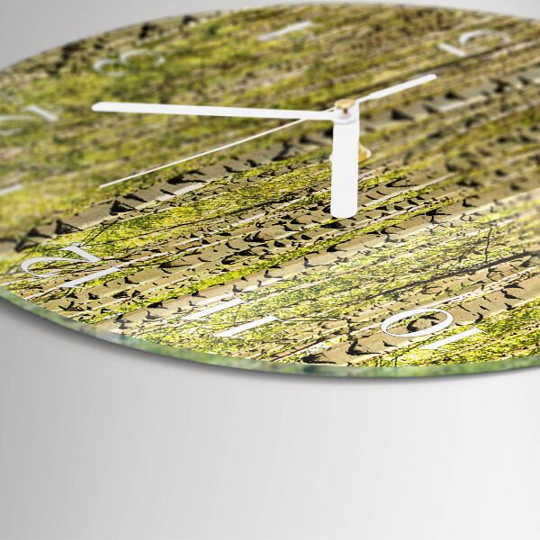 Reloj de pared redondo Bosque de abedules