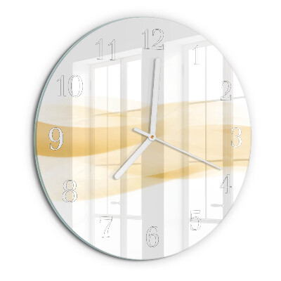 Reloj de pared redondo Onda abstracta