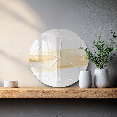 Reloj de pared redondo Onda abstracta