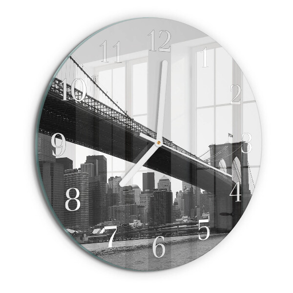Reloj de pared redondo Puente