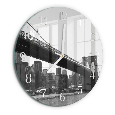 Reloj de pared redondo Puente
