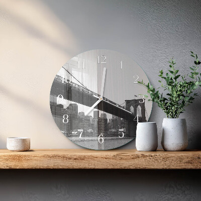 Reloj de pared redondo Puente