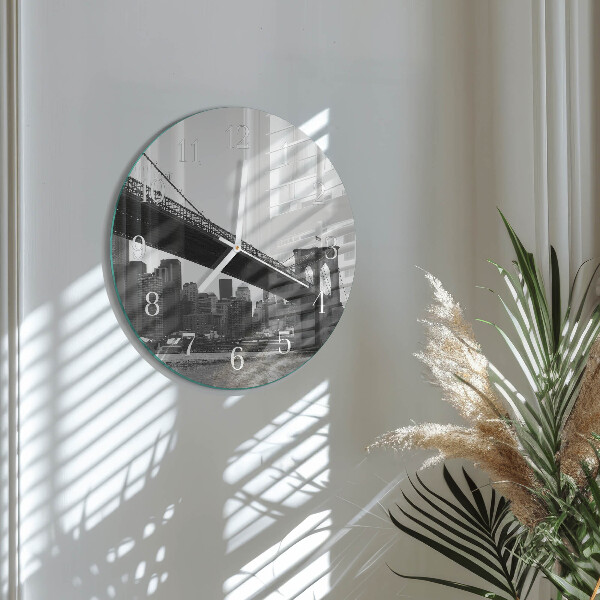 Reloj de pared redondo Puente