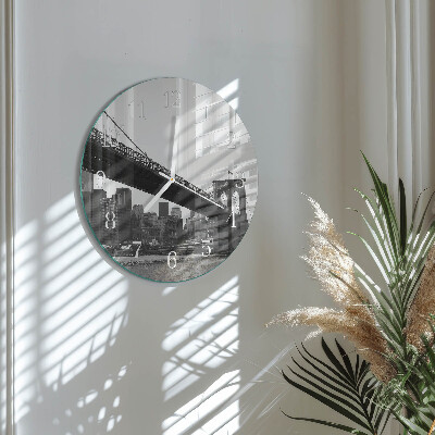 Reloj de pared redondo Puente