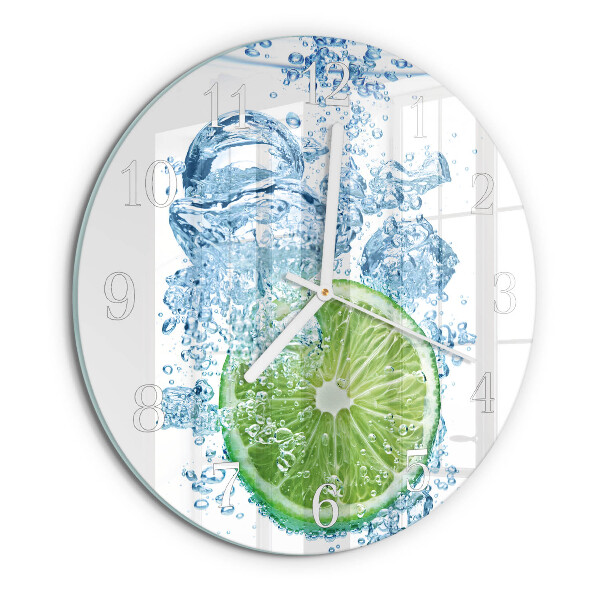 Reloj de pared redondo Carbonato de calcio