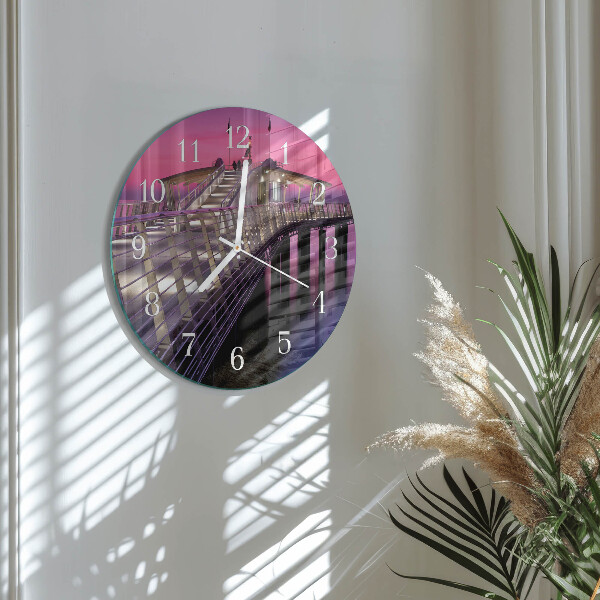 Reloj de pared redondo Muelle