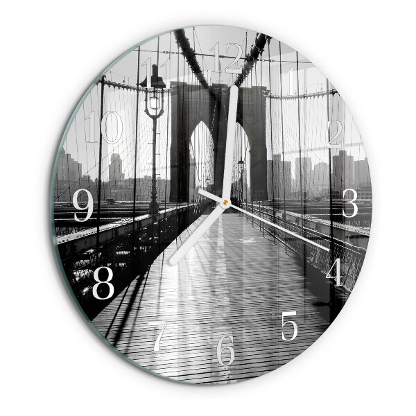 Reloj de pared redondo Puente