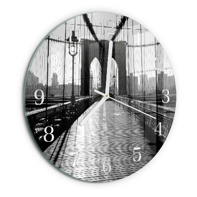Reloj de pared redondo Puente