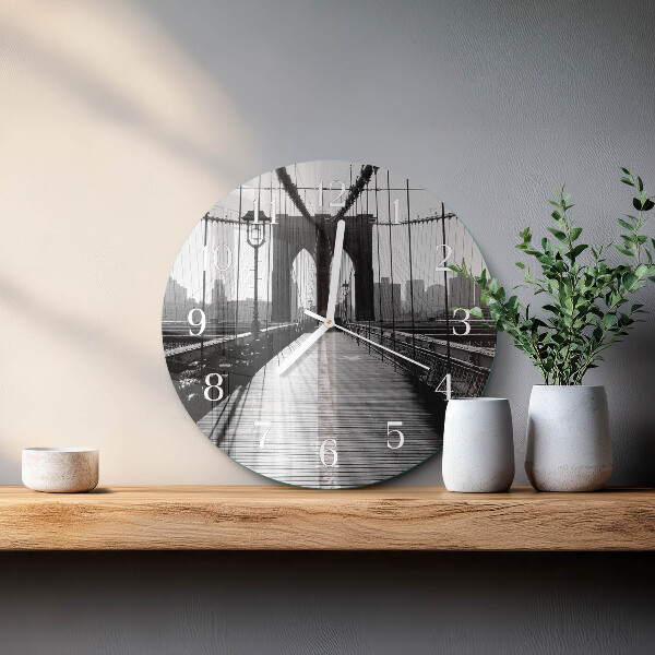 Reloj de pared redondo Puente