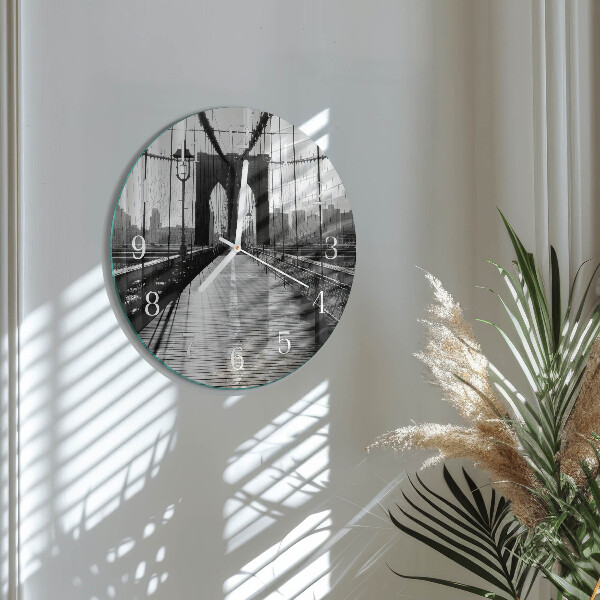 Reloj de pared redondo Puente
