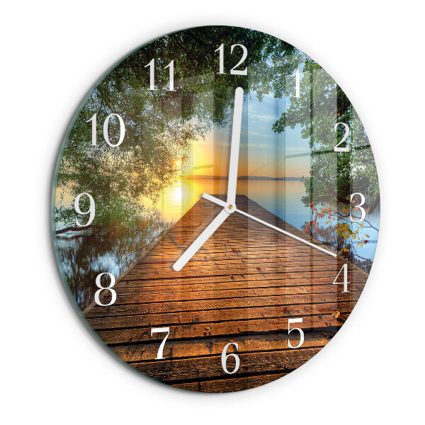 Reloj de pared redondo Red