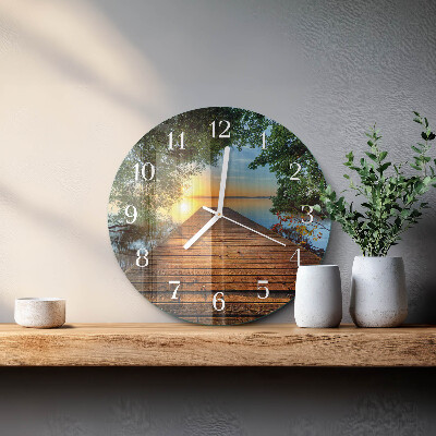 Reloj de pared redondo Red