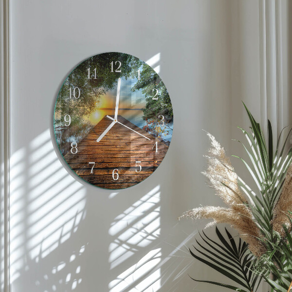 Reloj de pared redondo Red