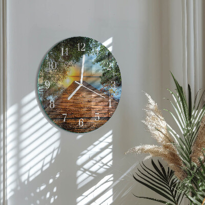 Reloj de pared redondo Red