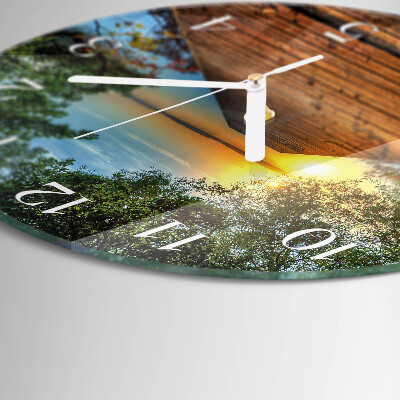 Reloj de pared redondo Red