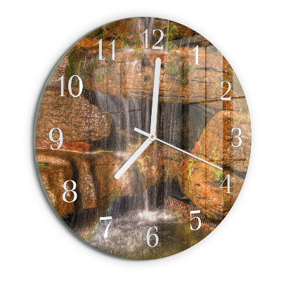 Reloj de pared redondo Cascada
