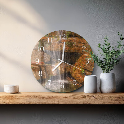 Reloj de pared redondo Cascada